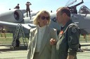 Cele with 104th Commander Swift