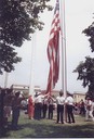 Cele Donates a New "Old Glory" to the City of Westfield.